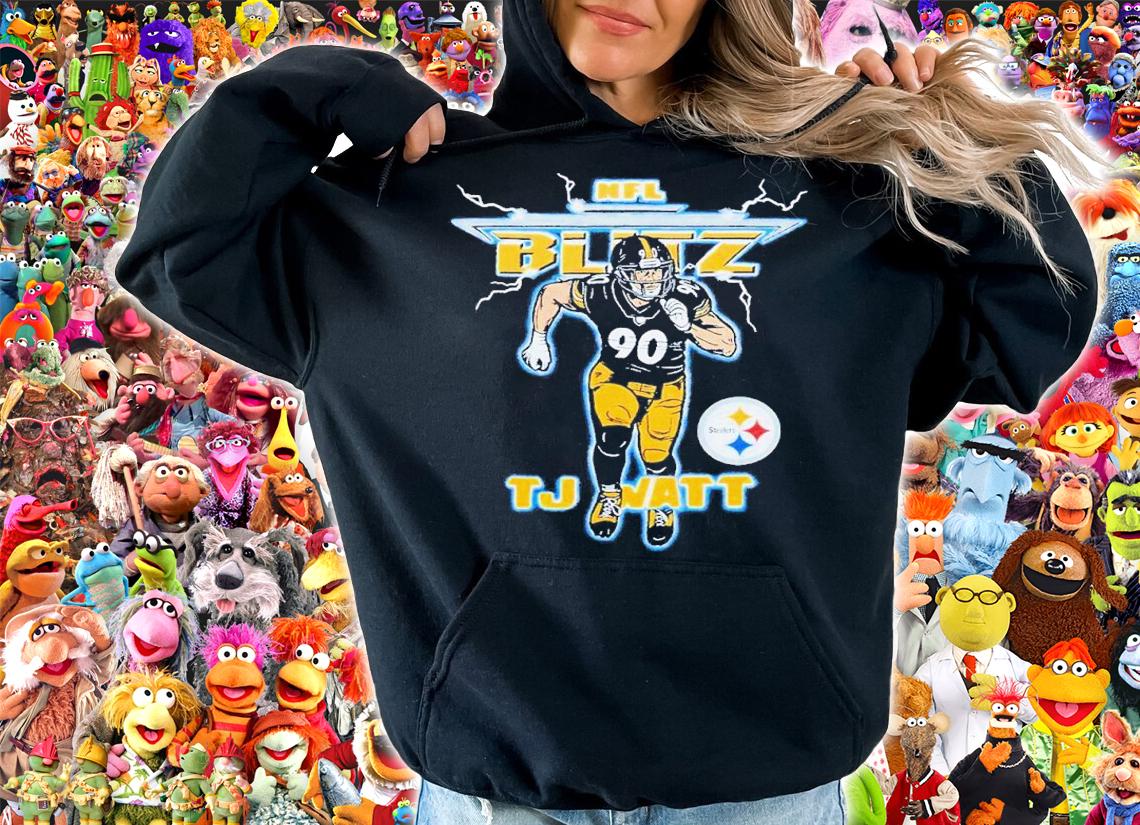 NFL Blitz Steelers TJ Watt shirt t-shirt hoodie