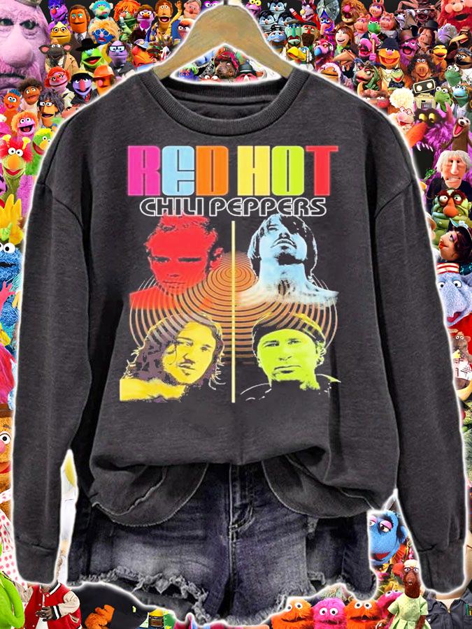 Red Hot Chili Peppers Sock Poster Live Colour Me Shirt t-shirt sweatshirt