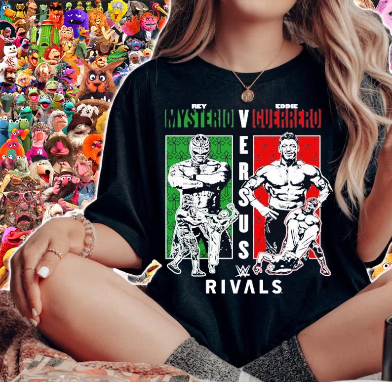 Rey Mysterio vs. Eddie Guerrero Rivals shirt t-shirt