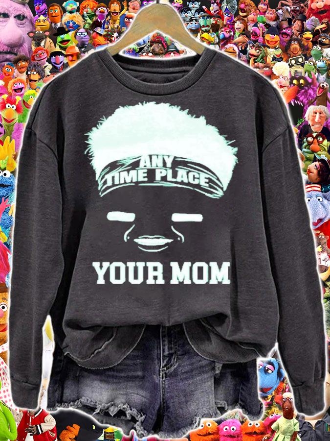 Any Time Place Your Mom Zach Wilson Shirt t-shirt sweatshirt