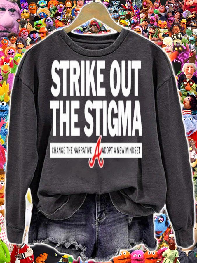 Atlanta Braves Kyle Wright Strike Out The Stigma Change The Narrative Adopt A New Mindset Shirt t-shirt