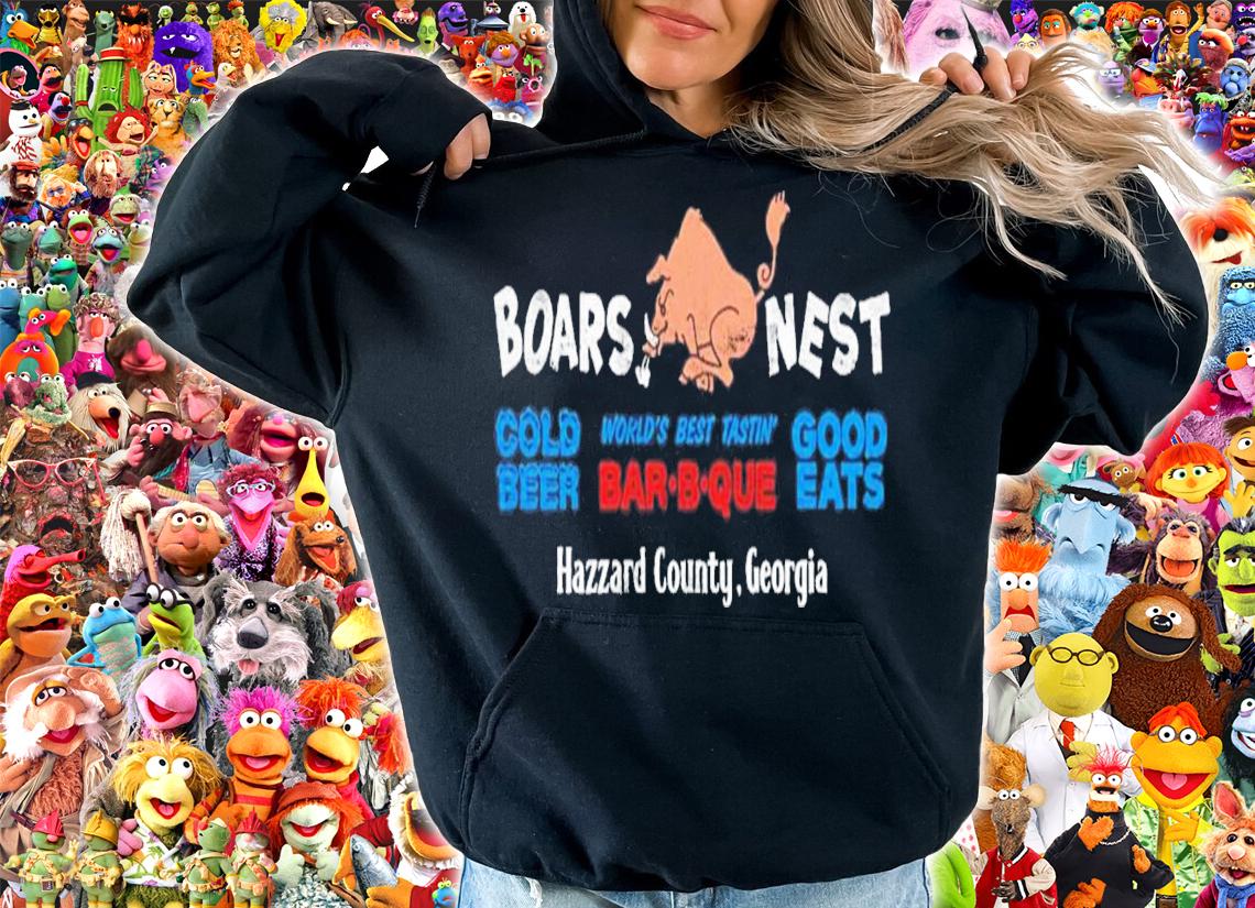 Boars Nest Cold Beer Good Eats Hazzard County Georgia T-Shirt t-shirt