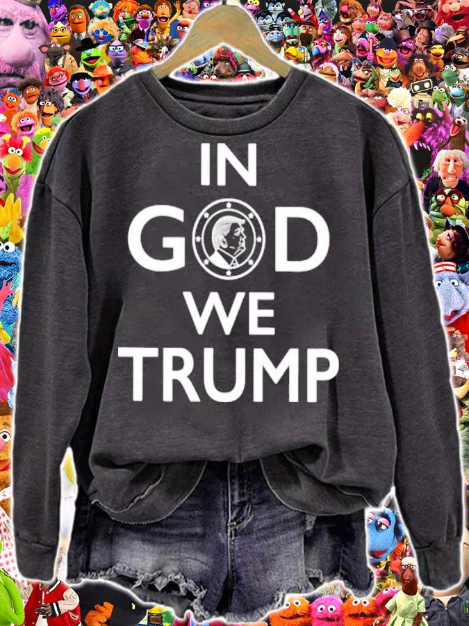 Carmen Goodwin Phd In God We Trump Shirt t-shirt sweatshirt