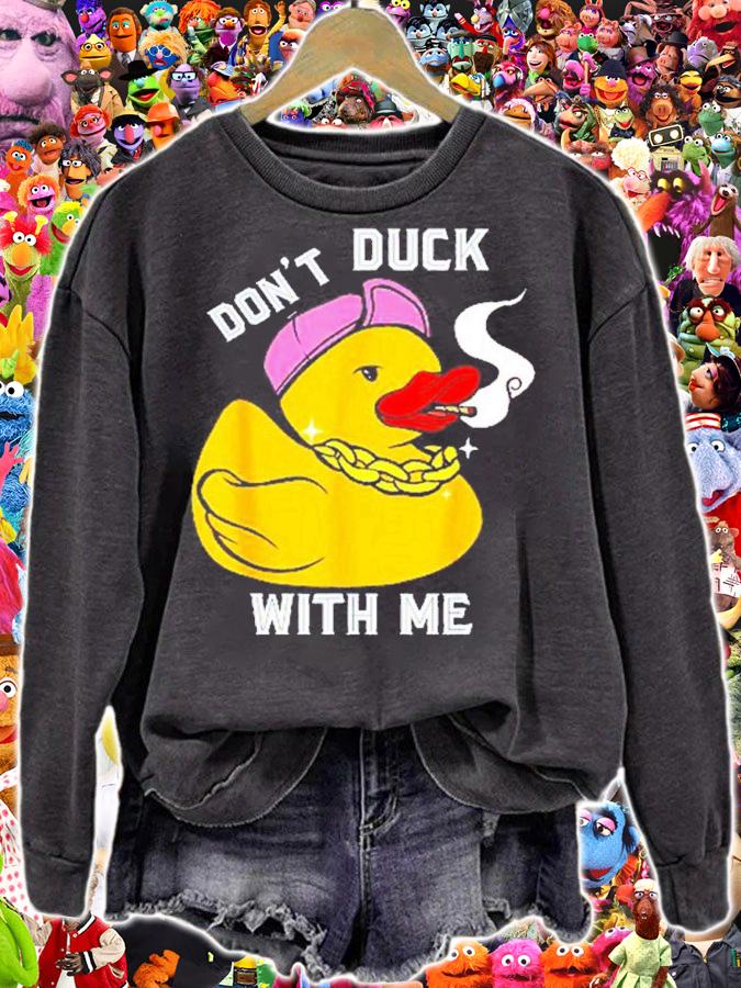 Rubber Duck Dont Duck With Me Funny Rubber Duck Lover shirt t-shirt