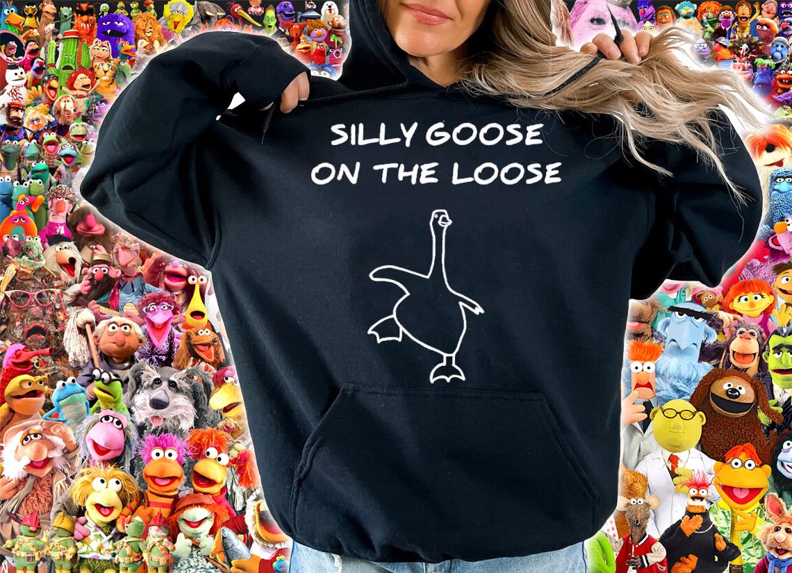 Silly goose on the loose duck shirt t-shirt hoodie