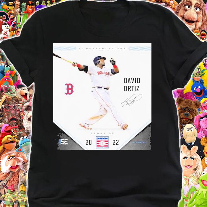 Congratulations David Ortiz Baseball Class Of 2022 Signature Shirt t-shirt shirt