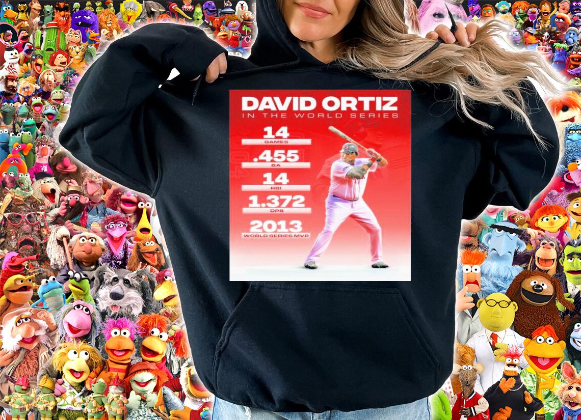 David Ortiz Big Papi Boston Red In The World Series Shirt t-shirt hoodie