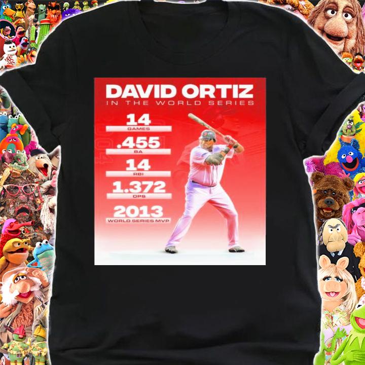 David Ortiz Big Papi Boston Red In The World Series Shirt t-shirt shirt
