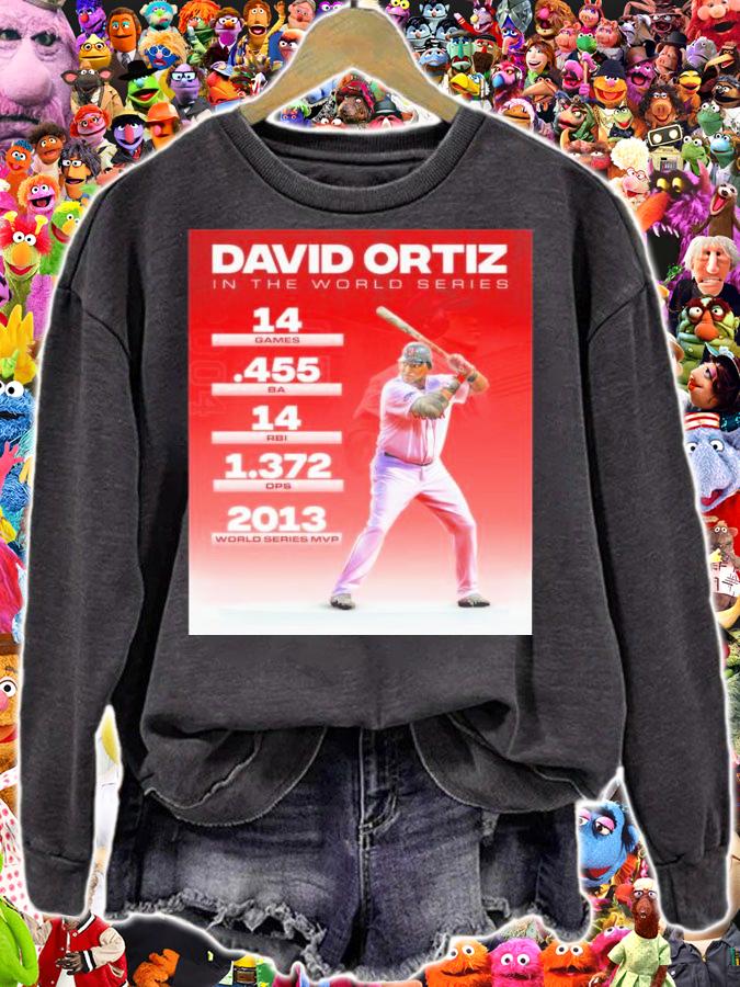 David Ortiz Big Papi Boston Red In The World Series Shirt t-shirt sweatshirt