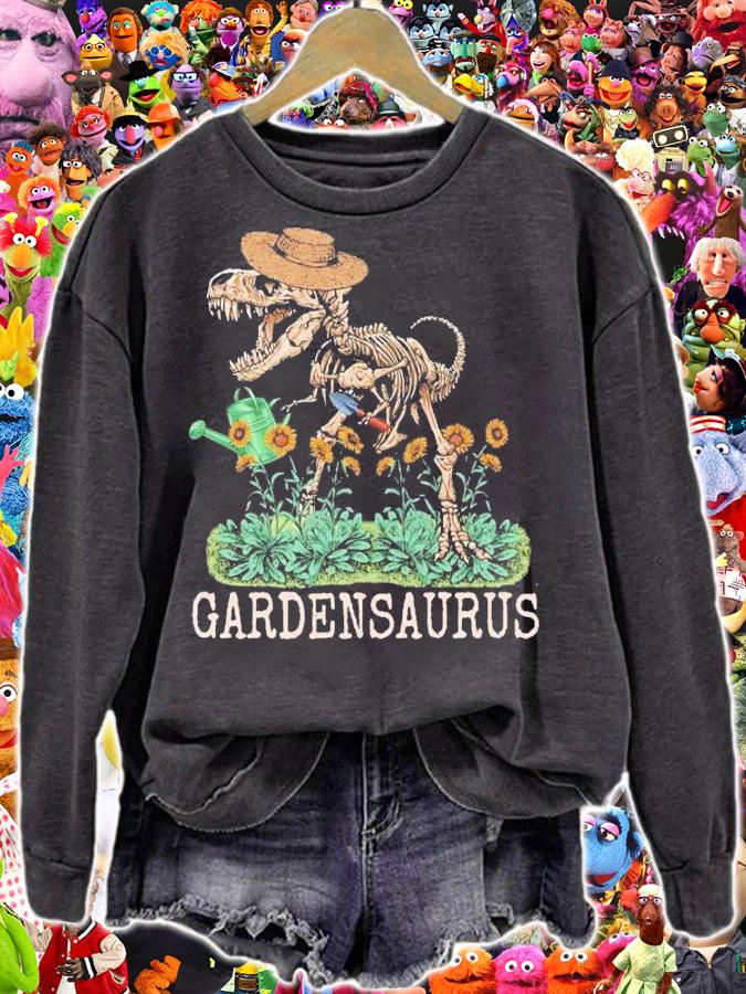 Dinosaur Trex Garden Tools As Gardensaurus Funny Gardener T-Shirt t-shirt