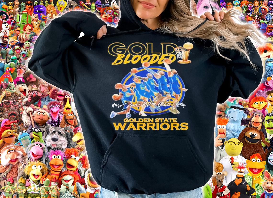 Gold Blooded Golden State Warriors Signatures Shirt t-shirt hoodie