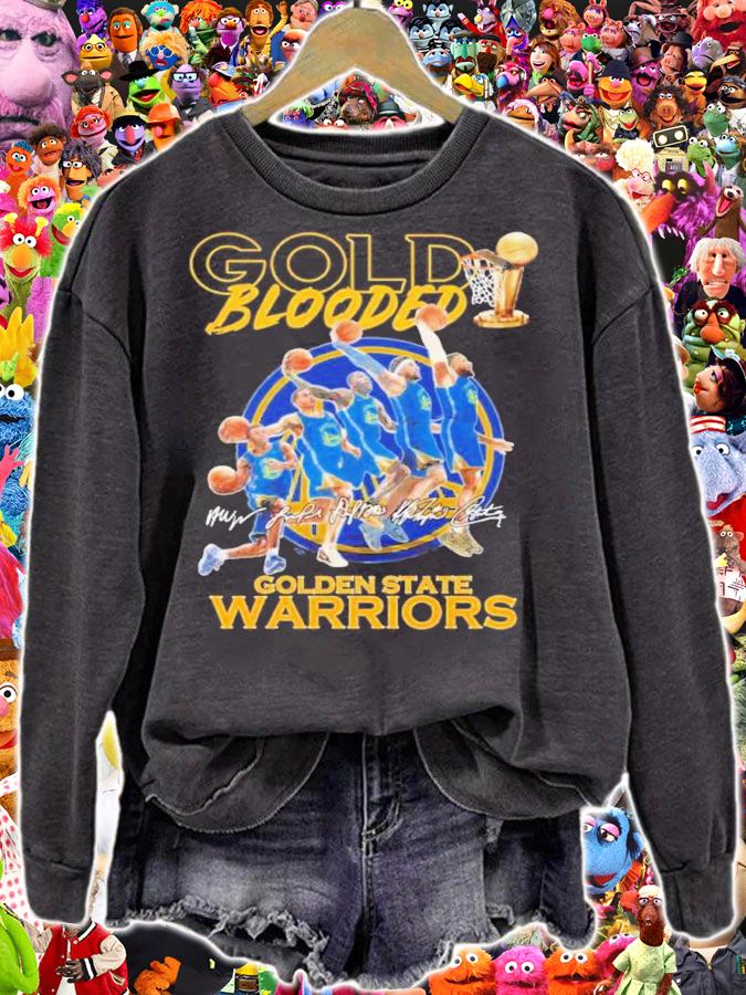 Gold Blooded Golden State Warriors Signatures Shirt t-shirt sweatshirt