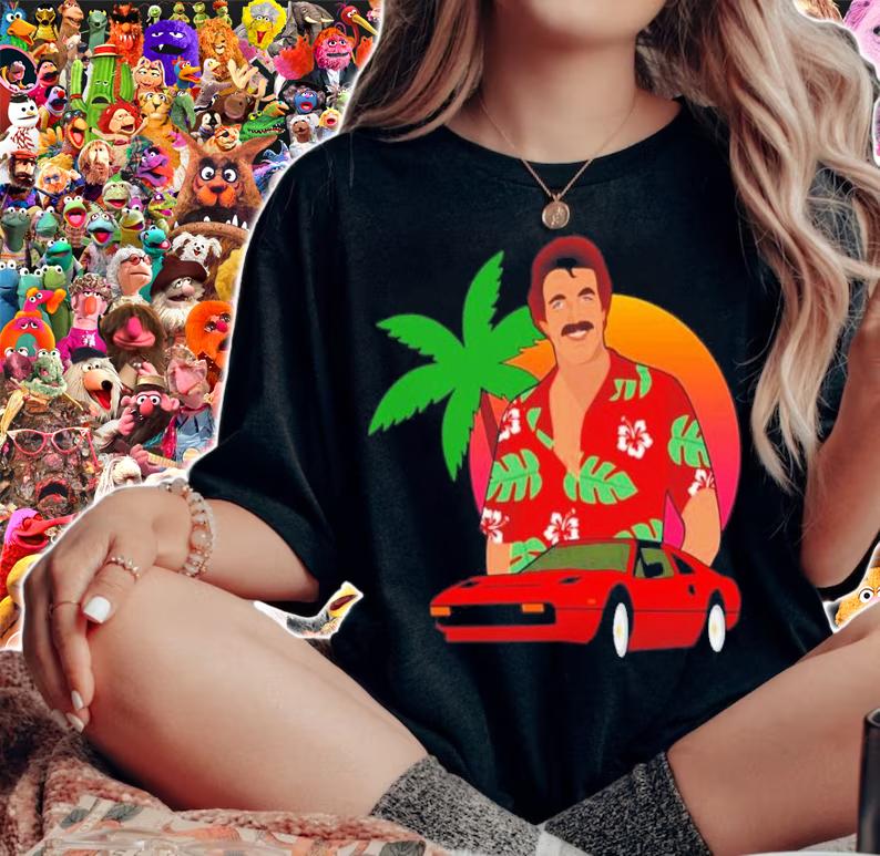Hawaiian Retro Tom Selleck Shirt t-shirt