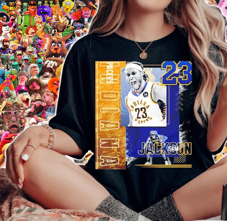 Isaiah Jackson Basketball Paper Poster Pacers 2 Shirt t-shirt
