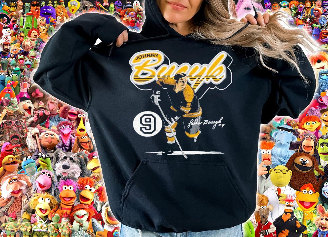 Johnny Bucyk Boston Retro Script Hockey Signatures Shirt t-shirt hoodie