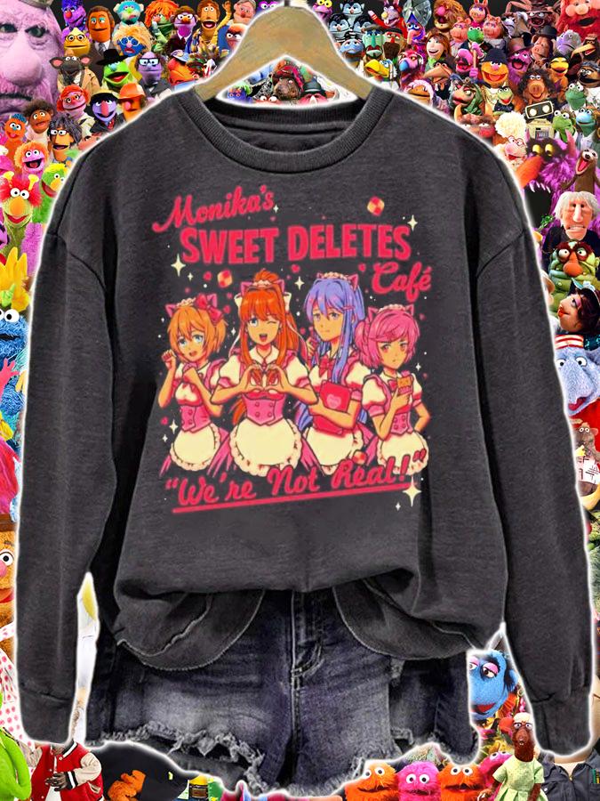Monika's Sweet Deletes Cafe Were Not Real Shirt t-shirt