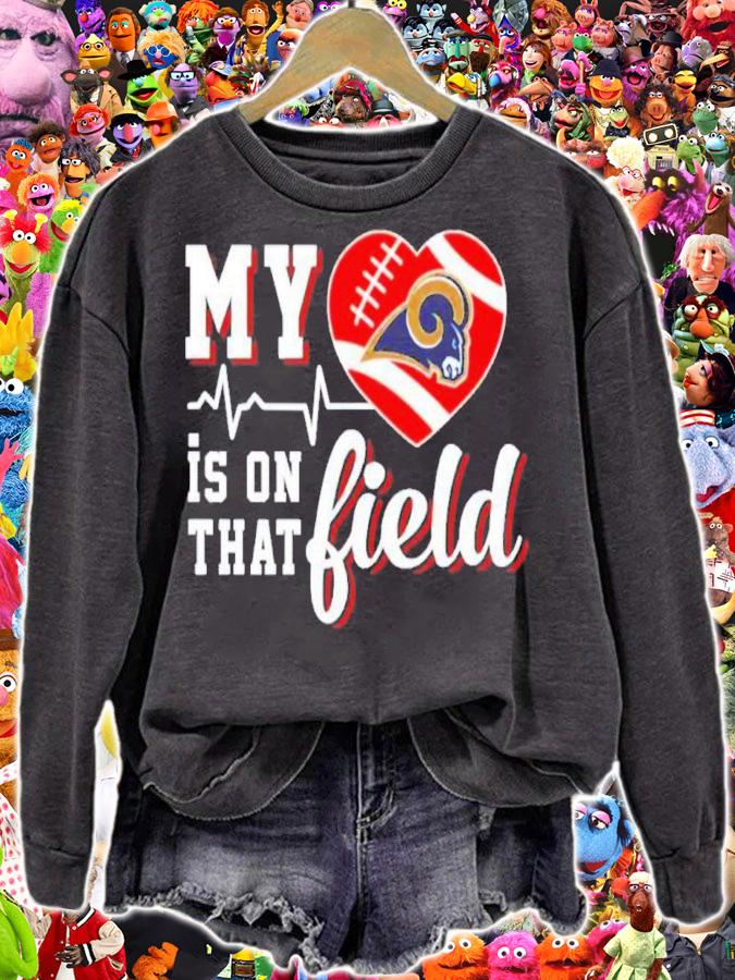 My Heart Is On That Field Football Sports Arizona Cardinals Shirt t-shirt