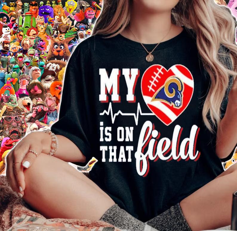 My Heart Is On That Field Football Sports Arizona Cardinals Shirt t-shirt