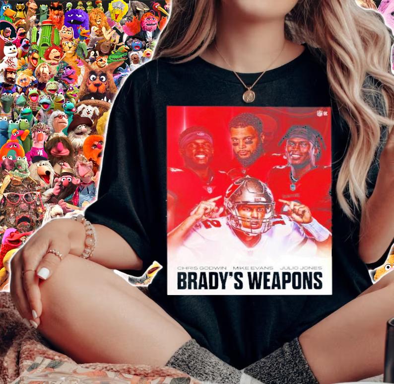 NFL Tampa Bay Buccaneers Bradys Weapons 2022 Shirt t-shirt