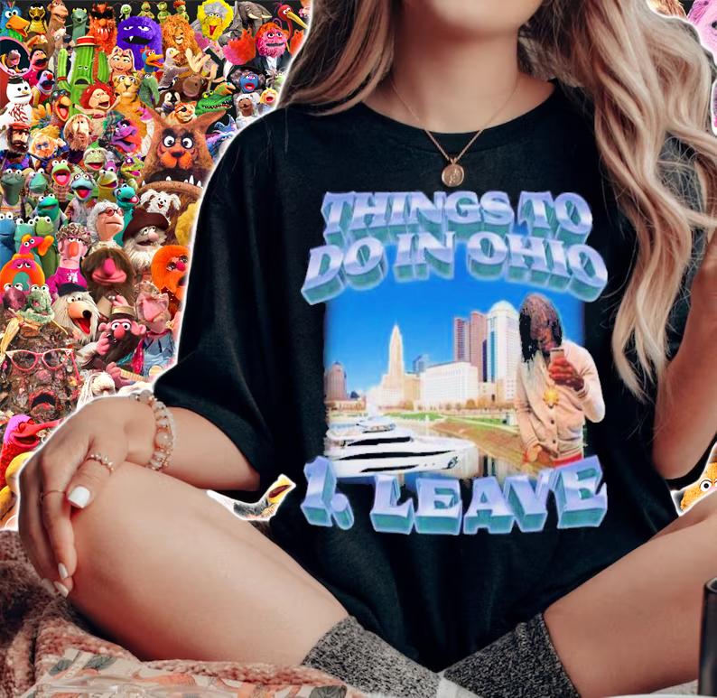 Official Things To Do In Ohio 1 Leave Swag Stimulus Shirt t-shirt