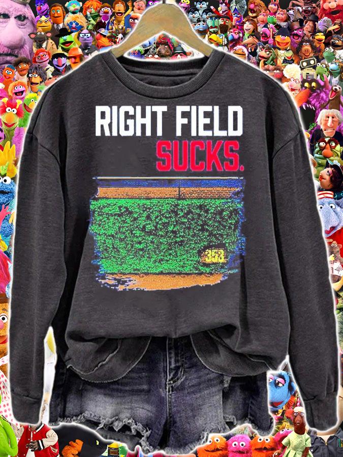 Right Field Sucks Chicago Northside Chicago Baseball T-Shirt t-shirt sweatshirt