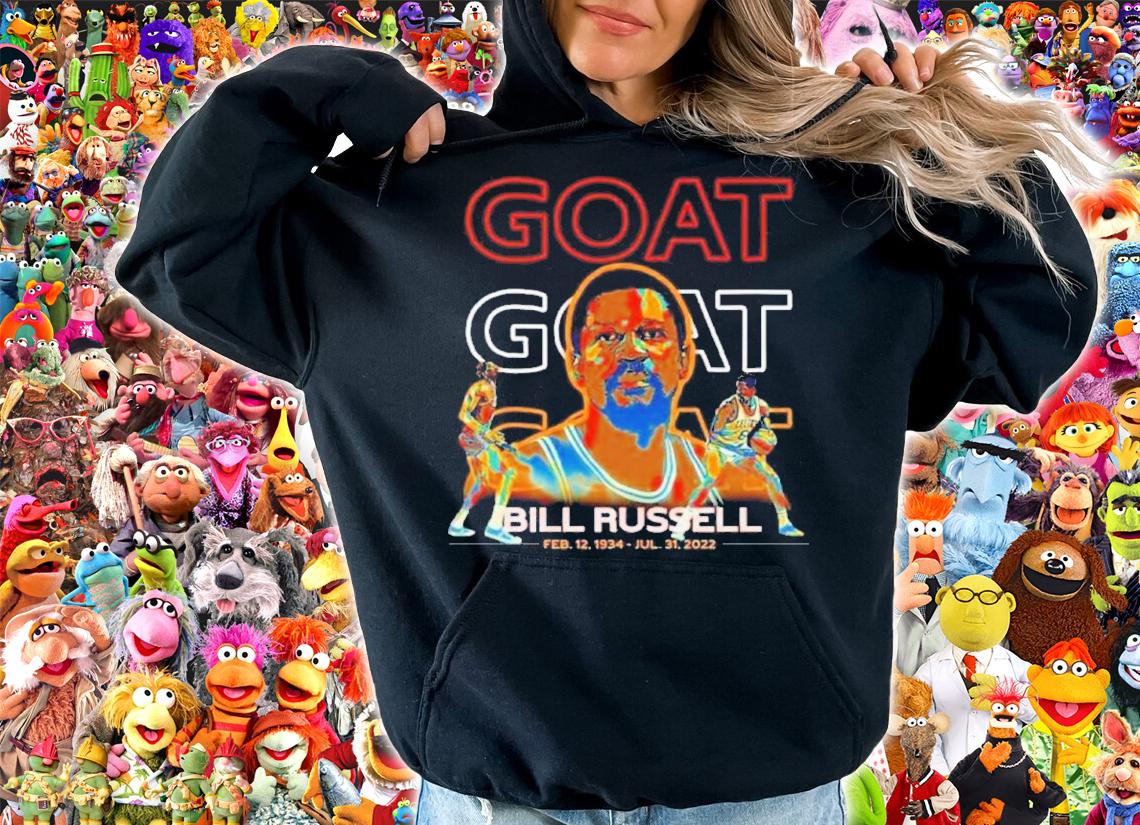 RIP Bill Russell Memories 1934-2022 Goat Shirt t-shirt hoodie