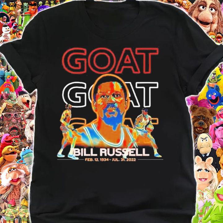 RIP Bill Russell Memories 1934-2022 Goat Shirt t-shirt shirt
