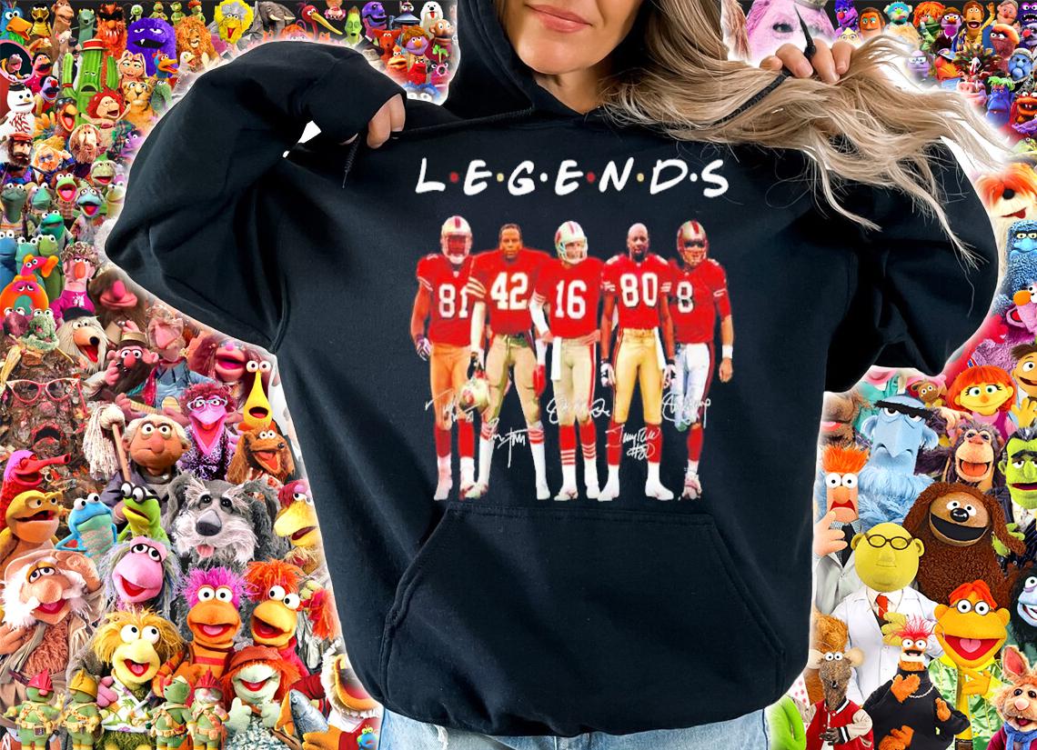 San Francisco 49ers Legends signatures shirt t-shirt hoodie
