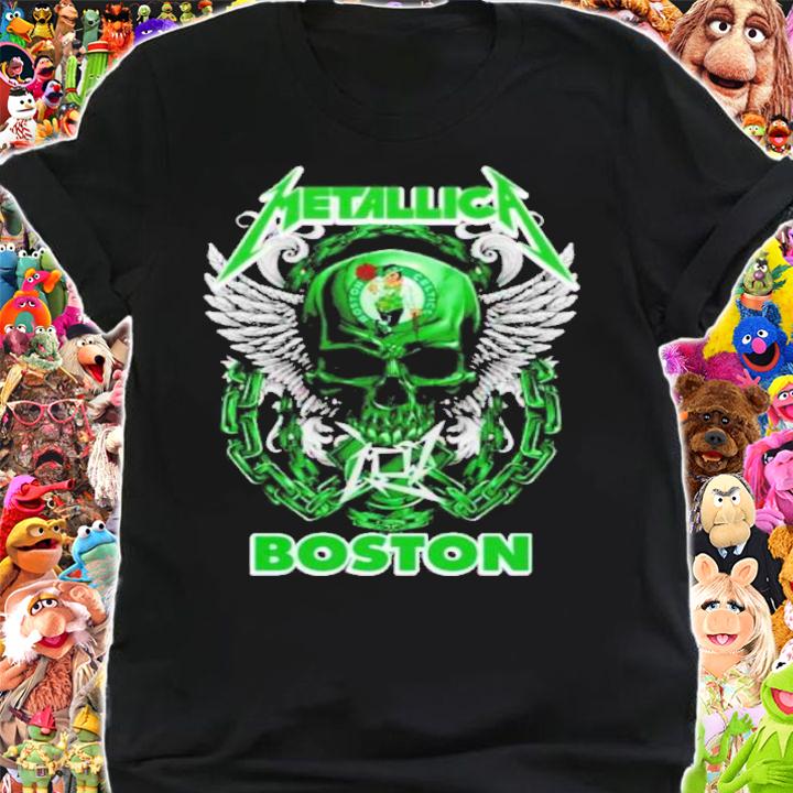 Skull Metallica Boston Celtics 2022 Shirt t-shirt shirt