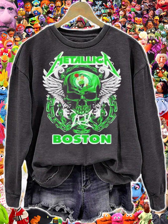 Skull Metallica Boston Celtics 2022 Shirt t-shirt sweatshirt