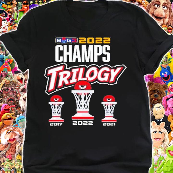 Trilogy 2022 BIG3 Champions 2017-2022 T-Shirt t-shirt
