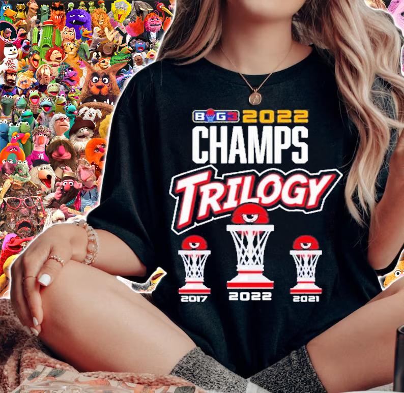 Trilogy 2022 BIG3 Champions 2017-2022 T-Shirt t-shirt