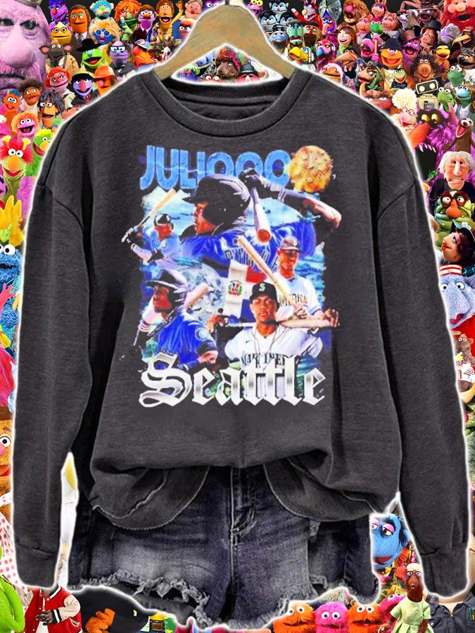 Vintage Julio Rodriguez MLB Mariners Baseball T-Shirt t-shirt sweatshirt