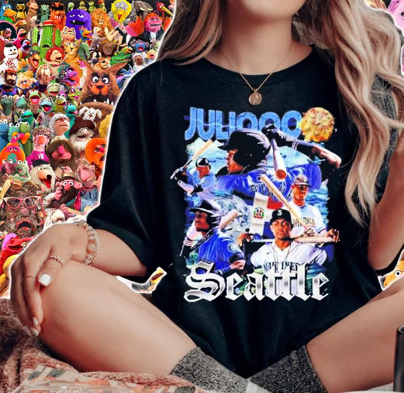 Vintage Julio Rodriguez MLB Mariners Baseball T-Shirt t-shirt woman shirt