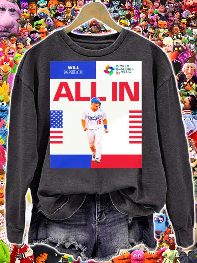 Will Smith Is All In For The 2023 World Baseball Classic Shirt t-shirt sweatshirt
