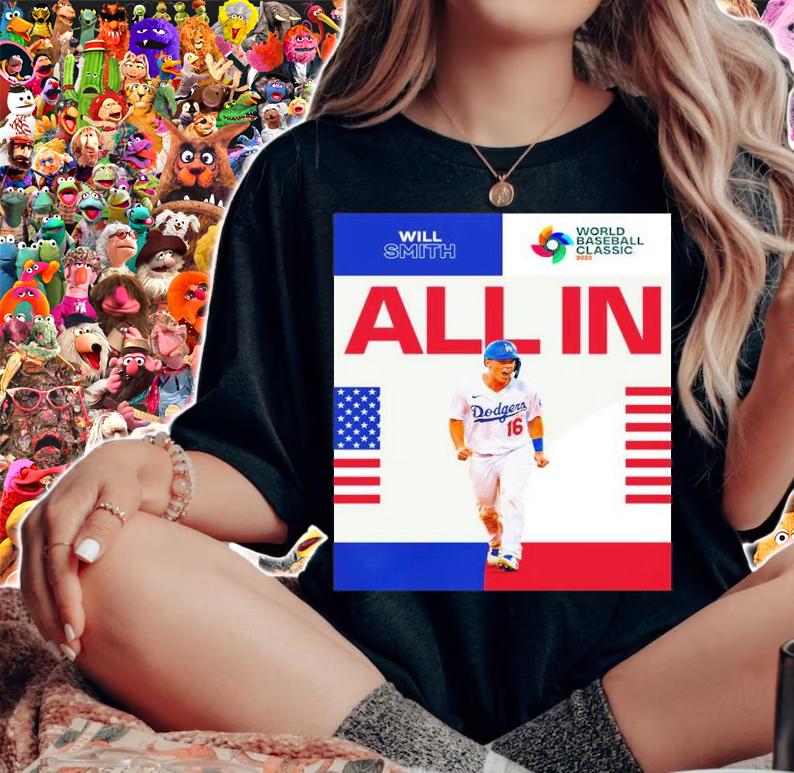 Will Smith Is All In For The 2023 World Baseball Classic Shirt t-shirt woman shirt