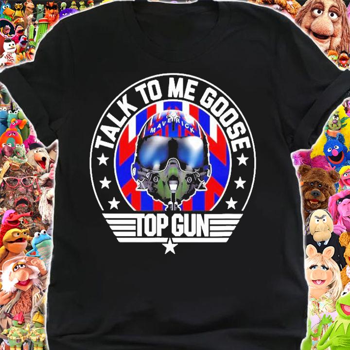 Top Gun Talk To Me Goose Maverick Helmet T-Shirt t-shirt