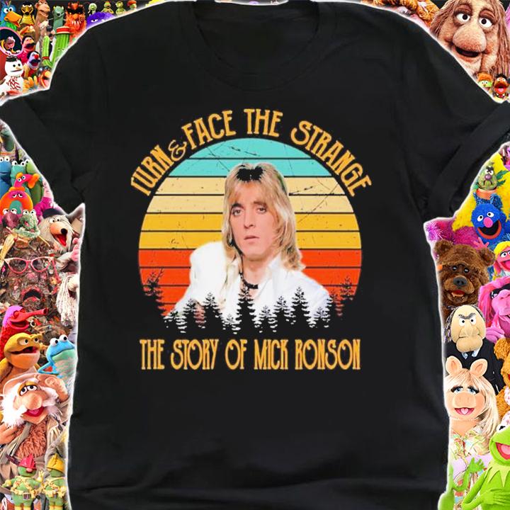 Turn And Face The Strange Story Of Mick Ronson Vintage Shirt t-shirt