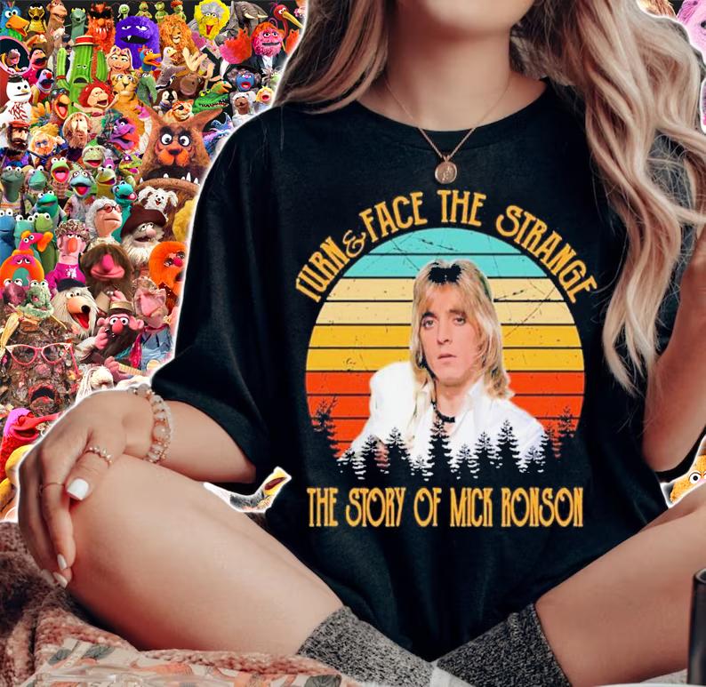 Turn And Face The Strange Story Of Mick Ronson Vintage Shirt t-shirt
