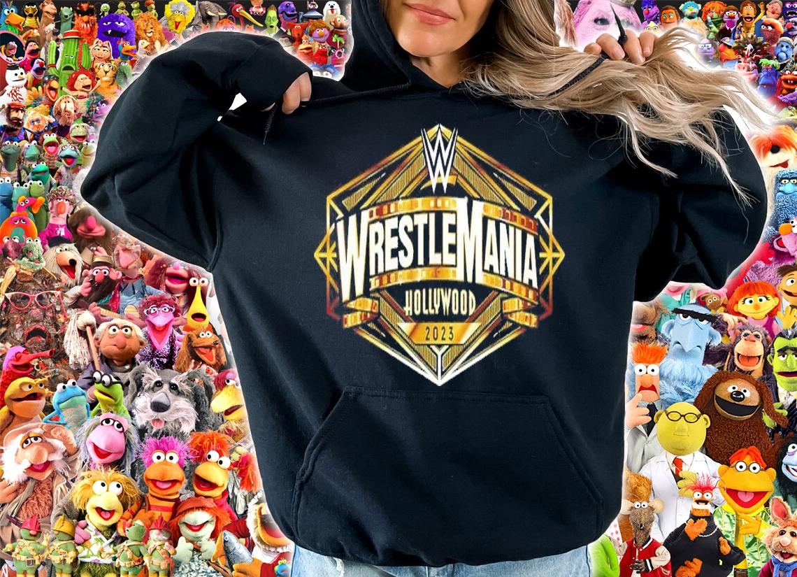 WrestleMania Hollywood Logo shirt t-shirt hoodie