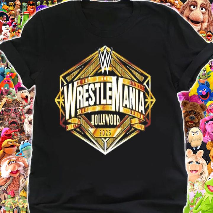 WrestleMania Hollywood Logo shirt t-shirt shirt