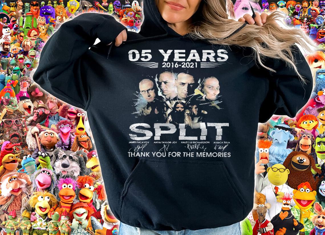 05 years 2016-2021 Split signatures shirt t-shirt