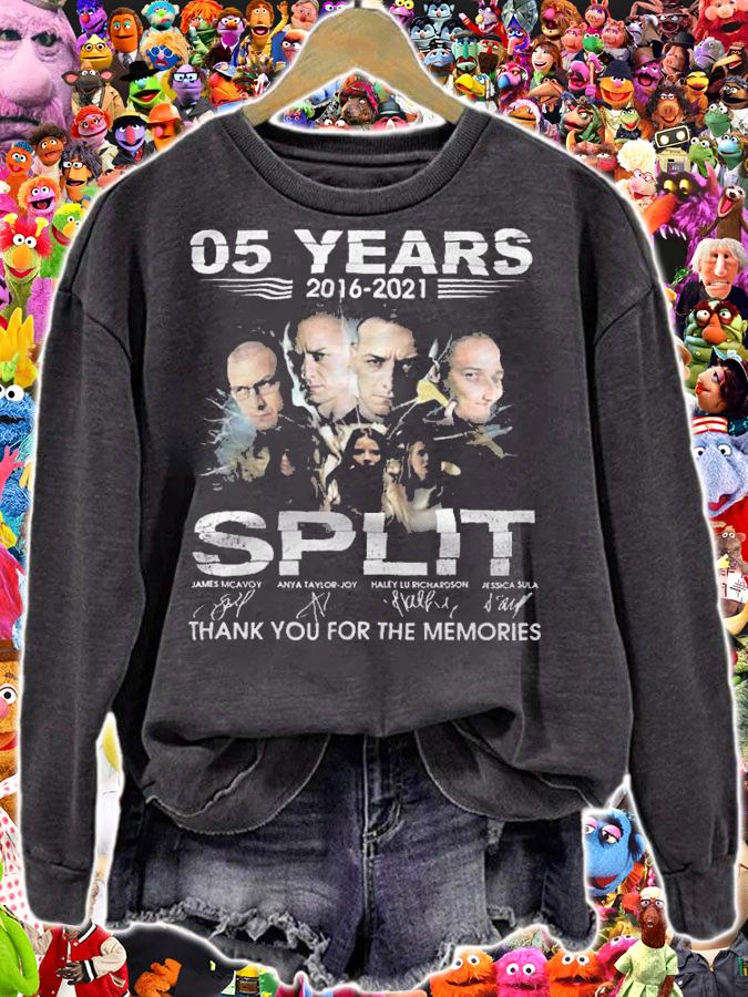 05 years 2016-2021 Split signatures shirt t-shirt