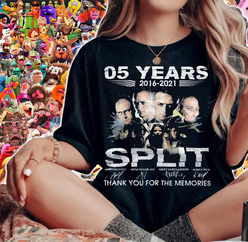 05 years 2016-2021 Split signatures shirt t-shirt