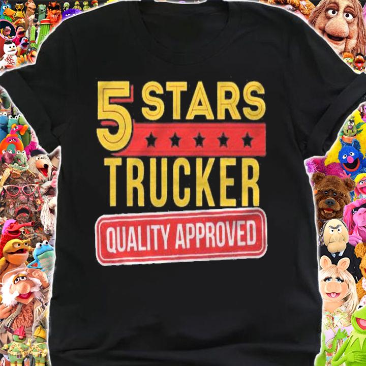 5 Stars Trucker Funny Truck Driver & Teamster Gift Shirt t-shirt shirt
