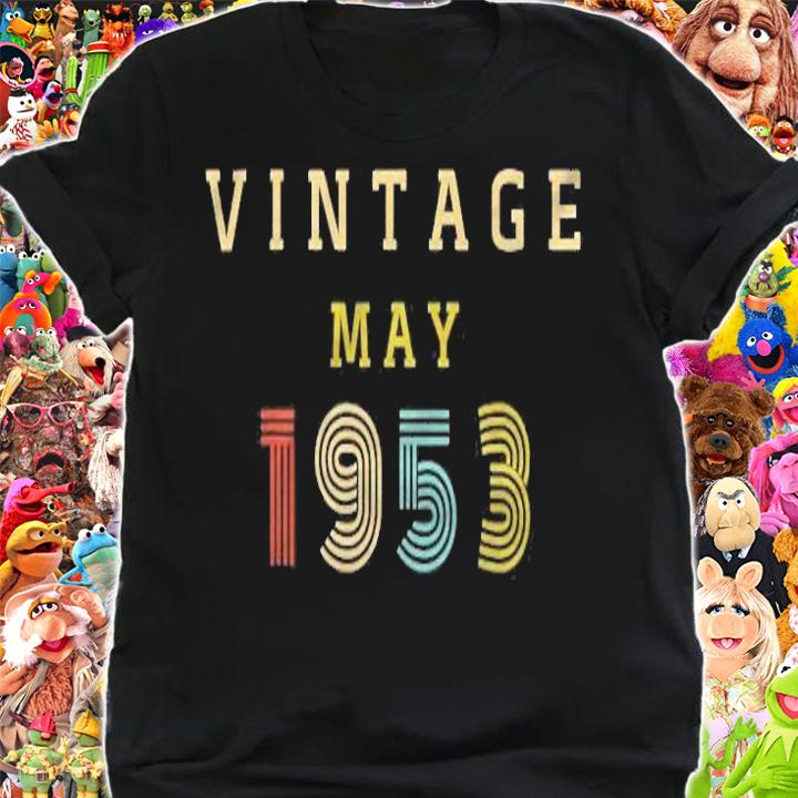 69 Years Old Birthday Gift Vintage 1953 May shirt t-shirt shirt