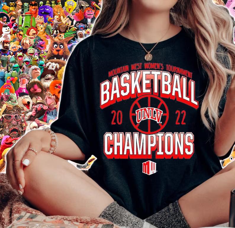 2022 Mountain West Women's Basketball Conference Tournament Champions T-Shirt t-shirt
