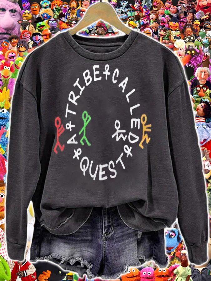 A Tribe Called Quest Official Circle Logo Grey Shirt t-shirt