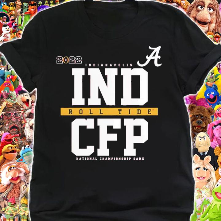 Alabama Crimson Tide Crimson College Football Playoff 2022 National Championship Game Bound Fade Shirt t-shirt shirt