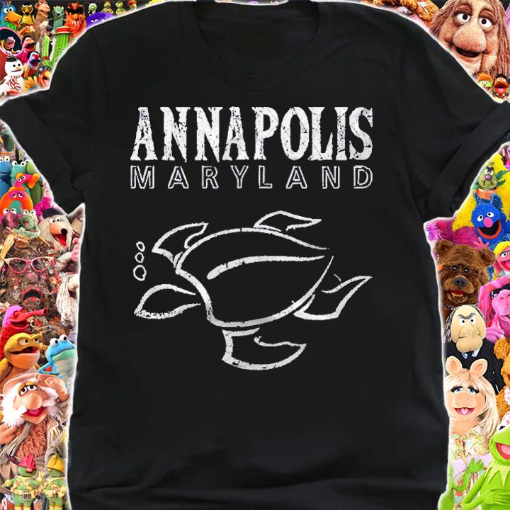 Annapolis Maryland Sea Turtle Watching Souvenir Tank Top shirt t-shirt